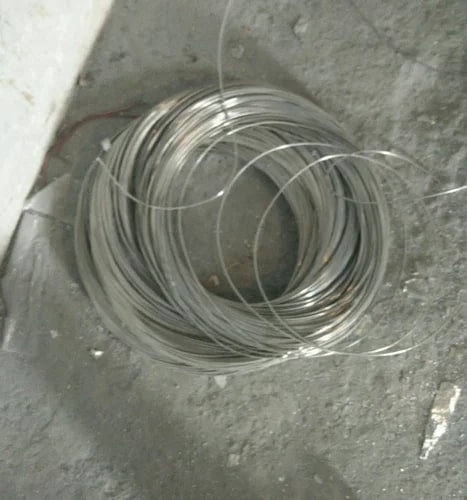 Grey Round Polished Zinc Coating Wire, For Construction, Industrial