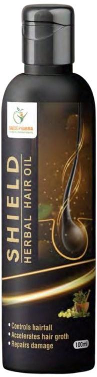 Saude Pharma SHIELD Herbal Hair Oil, Packaging Type : Plastic Bottle