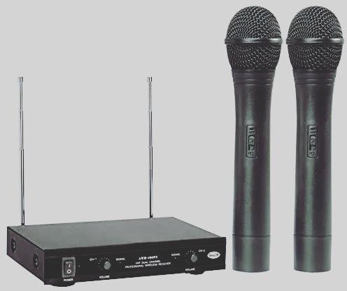 Ahuja Uhf Wireless Microphone, Model Number : Awm495v2