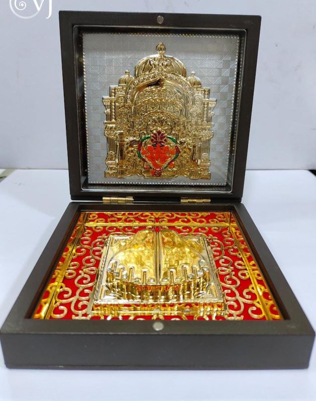 999 Silver Gods Siddi Vinayak Ji Charan Paduka Momento With Natural Fragrance