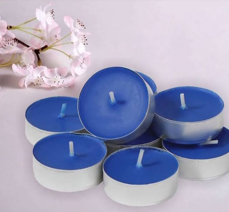 Soy Wax Tea Light Unscented Candle, for Smokeless, Fine Finished