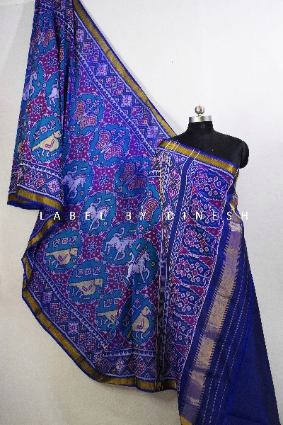 Printed Patola Sarees, Speciality : Easy Wash