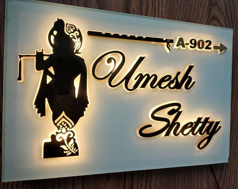 Hariomarts in Mumbai Manufacturer of Stainless Steel Name Plates