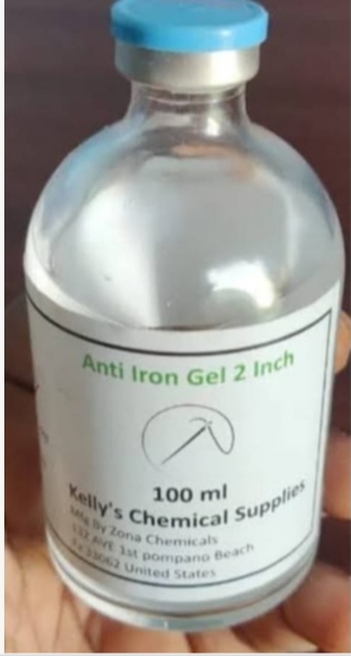 Anti iron gel 2 inch, Packaging Size : 100ml