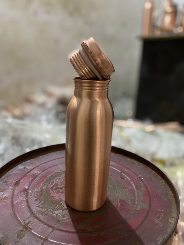 Plain Small Copper Water Bottle, Feature : Long Life, Lite Weight