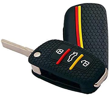 Silicone Key Cover Compatible for Audi A1 , A3 , A6 , Q2 , Q3 , Q7 , TT , TTS , R8 , S3 , S6 , RS3 3