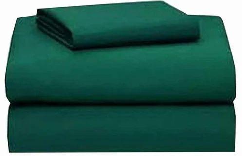 100% Cotton Plain Green Hospital Bedsheet Fabric, Width : 148 cm