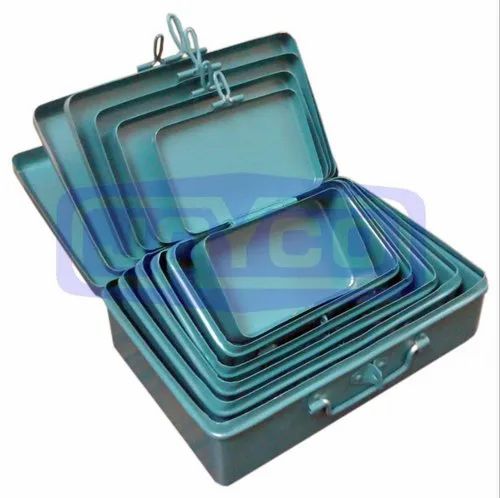 Rectangle Aluminium Colored Jewelry Box