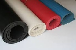 Multicolor Plain rubber sheet, Packaging Type : Roll