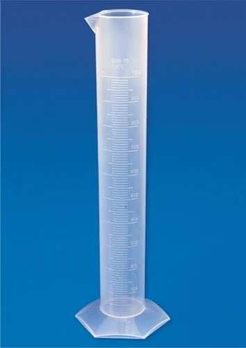 Opaque Glassco Polypropylene Measuring Plastic Cylinder