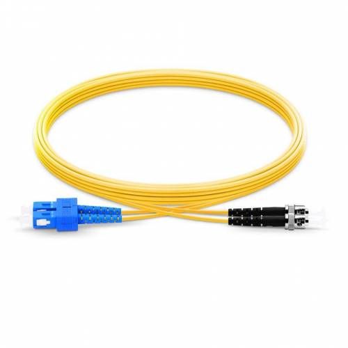 Sc Upc St Upc Single Mode os2 Duplex Lszh 2mm Optical Fiber Patch Cable