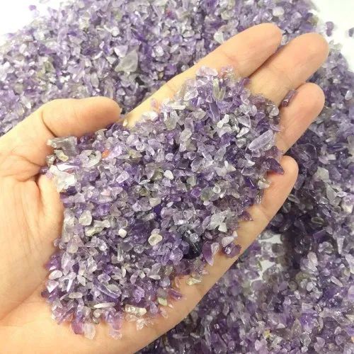 Natural Stone Amethyst Crystal Chips