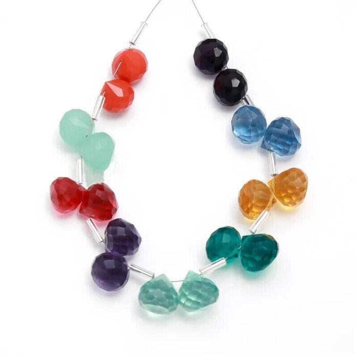 Marka Jewelry Onion Shape Gemstone Beads, Occasion : Love, Friendship, Gift