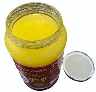 500ml Organic Yellow Cow Ghee, for Cooking, Worship