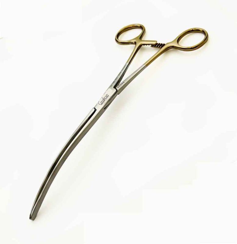 Stainless Steel Intestinal Clamps, Pattern : Plain