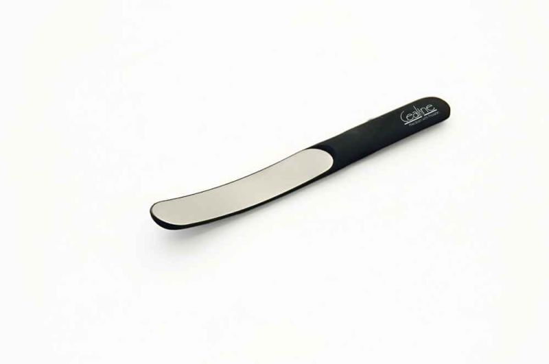 Alis Stainless Steel nail buffer, Color : Black-grey