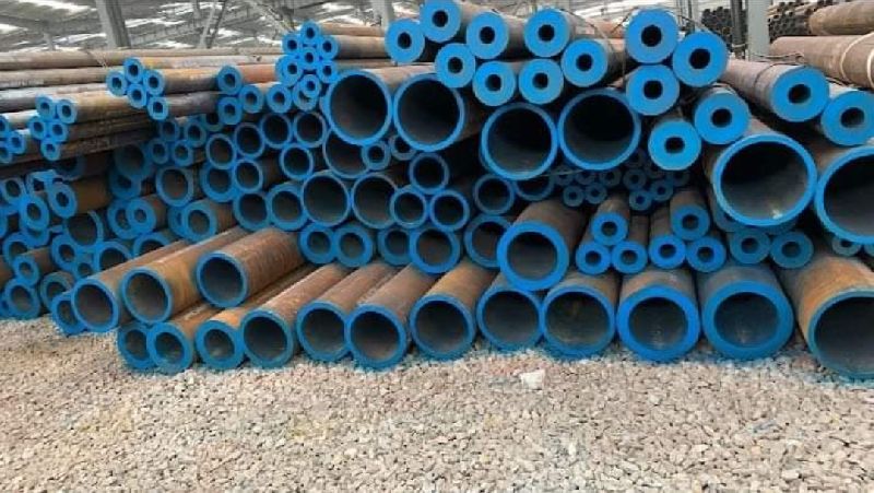 Round Mild Steel M.s. Seamless Pipes, For Construction, Length : 4000-5000mm
