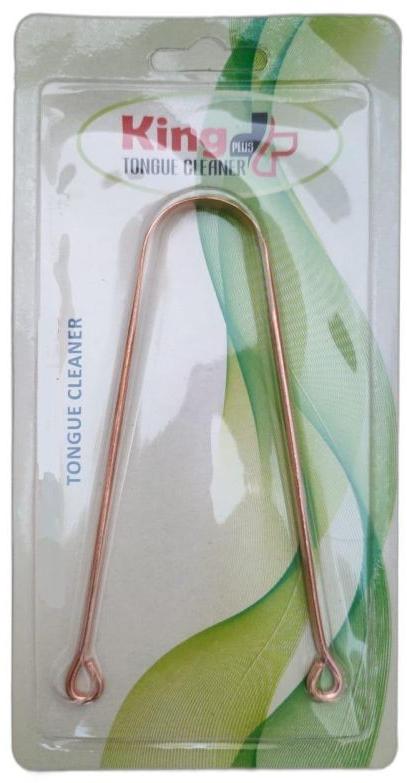 Copper Polished Tongue Cleaner
