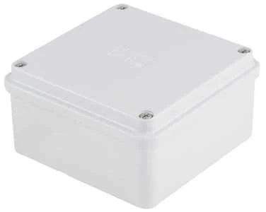 Surana Enterprises White PVC Junction Box, for Electrical Fitting, Shape : Square