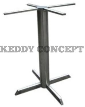 Keddy Concept Black Metal Table Base, Size : Customised