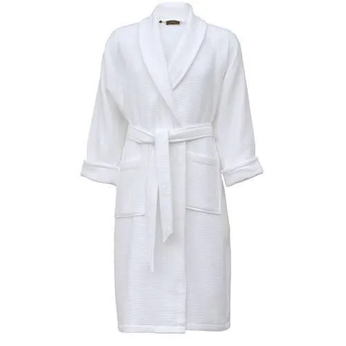 Cotton Waffle Bathrobe, Size : M, XL, Color : White at Rs 650 / Piece ...