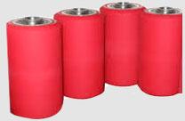 Red Round Polyurethane Rollers