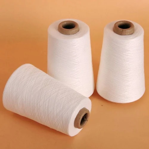 White Cotton Carded Weaving Yarn