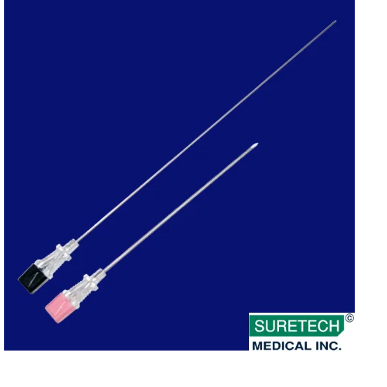 Suretech Stainless Steel Long Spinal Needle, Packaging Type Box at