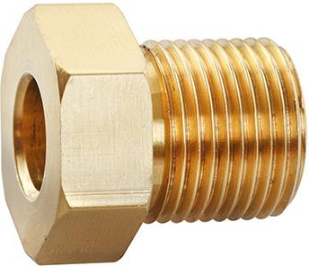 Tesco Polished Brass Regulator Nuts, Color : Golden
