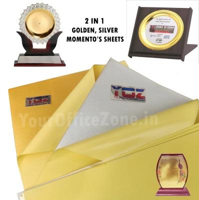 Silver/ Golden 2 in 1 Combo Momento Sheet, Size : A4