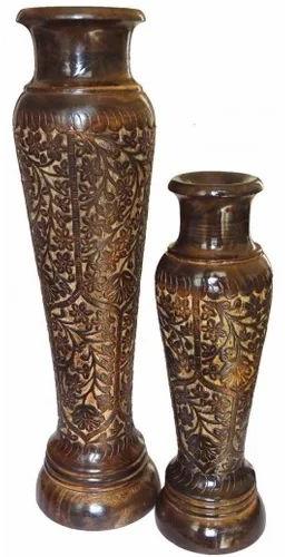Handicraft Wooden Vase