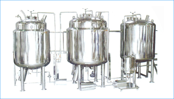 220V Automatic Elecric Liquid Syrup Manufacturing Plant, Color : Silver