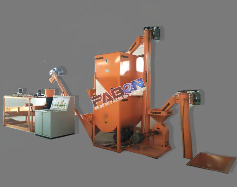 500 Kg/hr Automatic Poultry Feed Crumble Plant