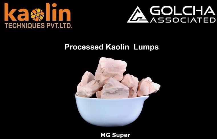 White MG Super Processed Kaolin Lumps