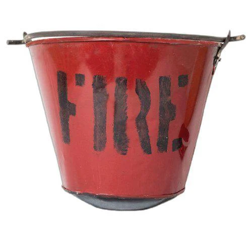 Mild Steel Fire Bucket Capacity Litre Color Red At Rs