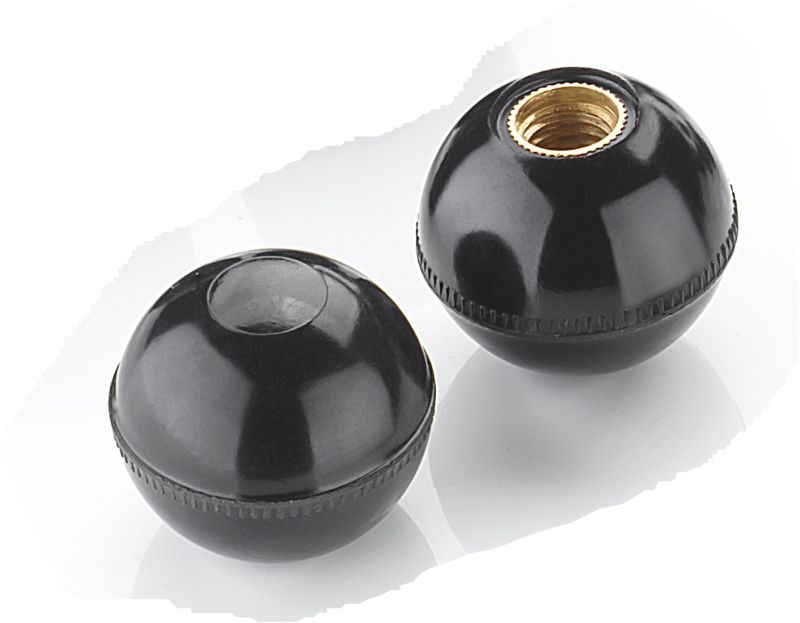 Black Round Bakelite Knob