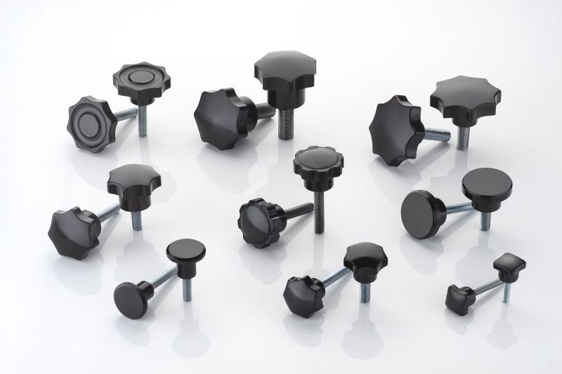 Black Bakelite Knobs - Star Knobs, For Handle, Plastic Type : Thermoset