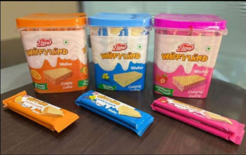 2 Love Waffyland Wafer, Taste : Sweet