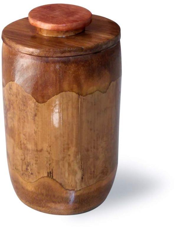 Wooden Salt Pot