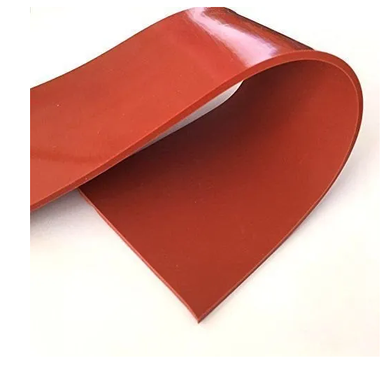 Red Silicon Rubber Sheet, Length 5 Meter, Hardness 50 250 Mm at