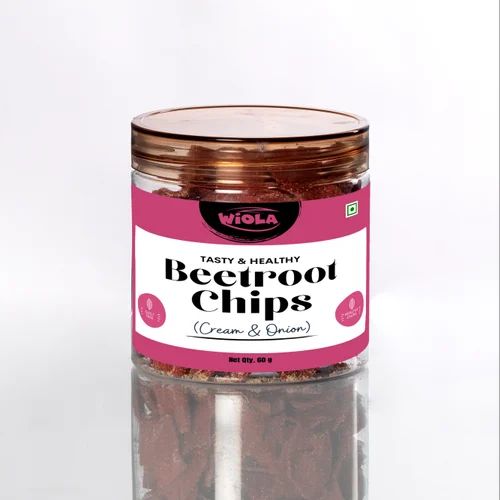 Cream and Onion Beetroot Chips
