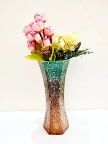 Multi Glass Flower Vase