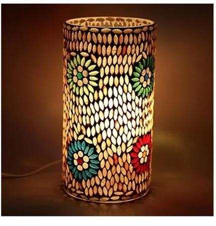 Multicolour LED Glass Mosaic Lamps