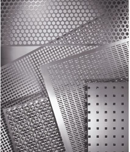 SS Monel Perforated Sheets, for Industrial, Length : 300-18800mm