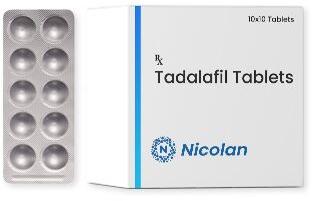  Tadalafil Tablets, for Home, Hospital, Clinic, Medicine Type : Allopathic