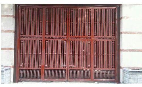 Iron Entrance Gate, Color : Brown