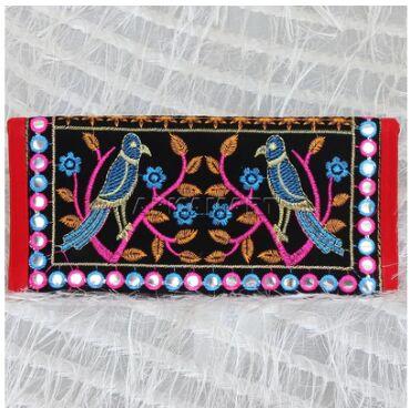 Embroidered Clutch Purse