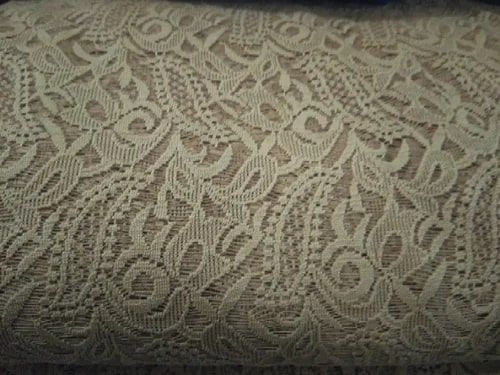 Creamy Nylon Net Fabric