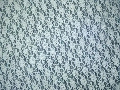 White Nylon Net Fabric, for Textile Industy, Length : 50-100 meter