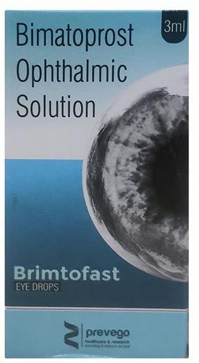 Liquid Brimtofast Eye Drops, Packaging Type : Plastic Bottle